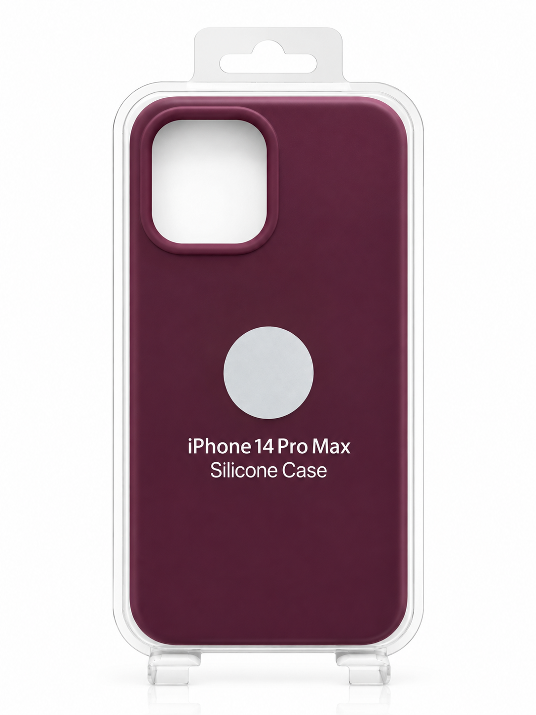 Official Silicone Case 14 Pro Max Dark Cherry