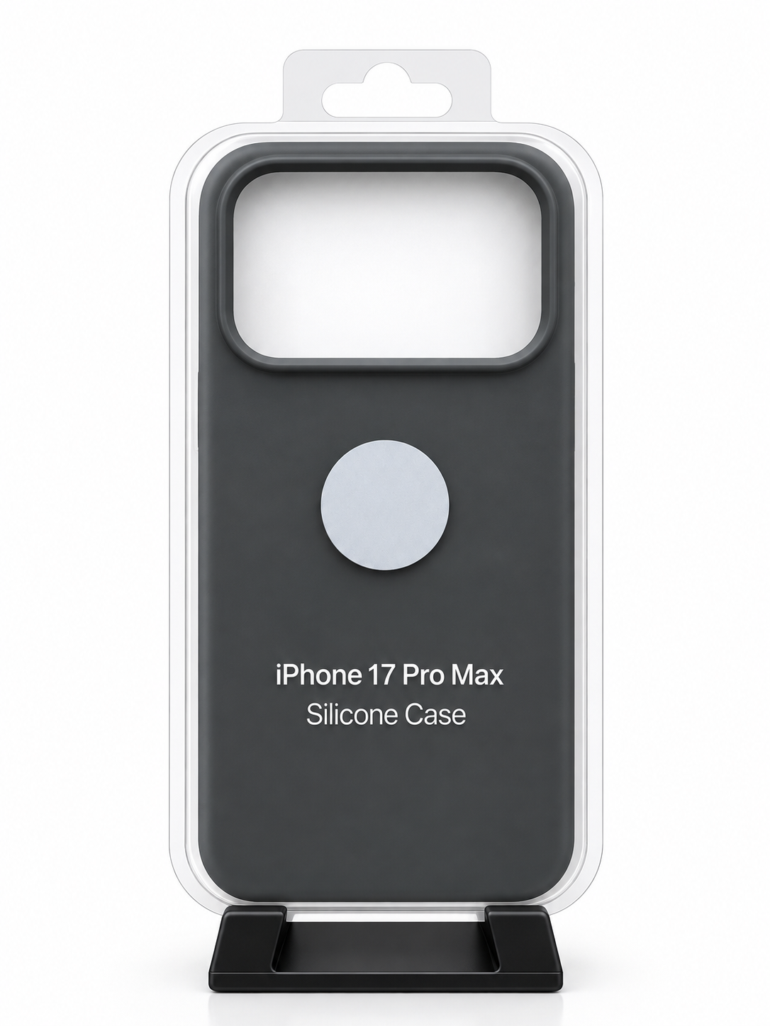 Official Silicone Case 17 Pro Max Silver Grey