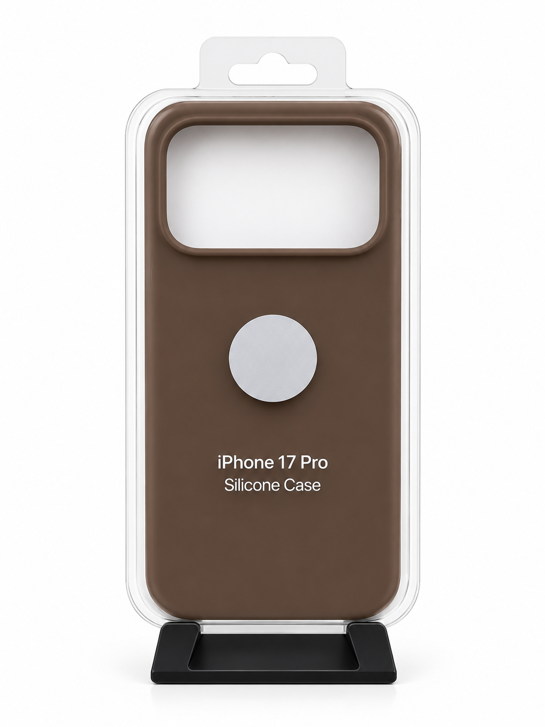 Official Silicone Case 17 Pro Choco Brown