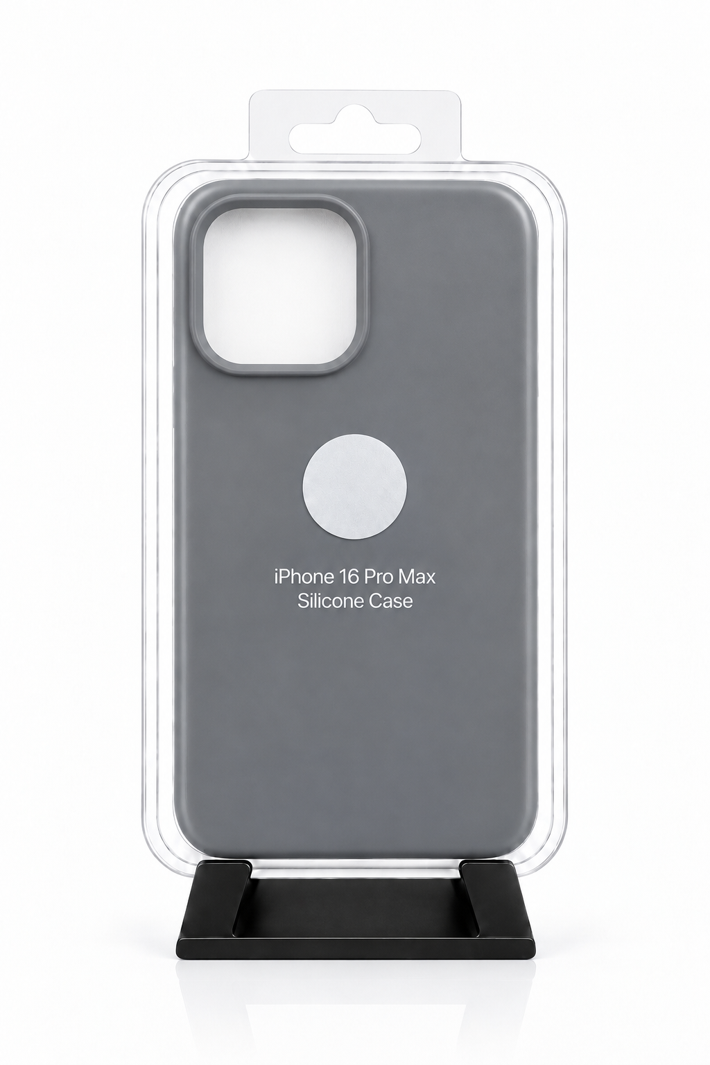 Official Silicone Case 16 Pro Max Smoke Grey