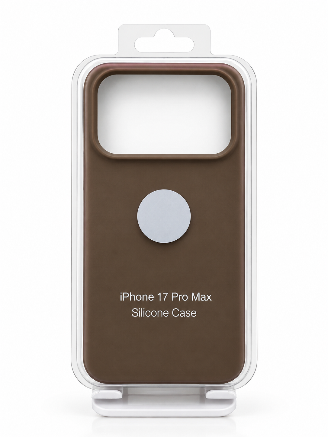 Official Silicone Case 17 Pro Max Choco Brown